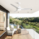 Bredoom Ceiling Fan With Remote Control And LED Light, Blades, Reversible DC Motor For Indoor / Outdoor Use by Unique Piece Furniture