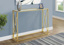 Accent Console Table For Entryway, Contemporary & Modern - Gold by HouseOfZazla