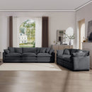 Elegant Oversized Sectional Sofa Set With Deep Seats And Flexible Layout by HouseOfZazla