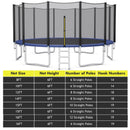15/16 Feet Trampoline Replacement Safety Net