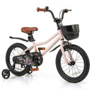 14 Inches Kids Bike with Basket and Adjustable Handlebar for 3-5 Years Old by LJGDeals