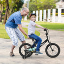 16 Inch Kids Bike Adjustable for 4-7 Years Old with Low-Step Frame by LJGDeals