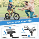 16 Inch Kids Bike Adjustable for 4-7 Years Old with Low-Step Frame by LJGDeals