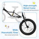 16 Inch Kids Bike Adjustable for 4-7 Years Old with Low-Step Frame by LJGDeals