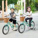 18 Inch Kids Bike Bicycle with Training Wheels and 2 Brake System Ages 4-8 Years Old-18 inches by LJGDeals