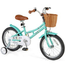 18 Inch Kids Bike Bicycle with Training Wheels and 2 Brake System Ages 4-8 Years Old-18 inches by LJGDeals