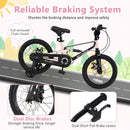 16 Inch Kids Bike Lightweight with Detachable Training Wheels for Aged 4 to 7-16 inches by LJGDeals