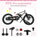 16 Inch Kids Bike Lightweight with Detachable Training Wheels for Aged 4 to 7-16 inches by LJGDeals