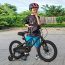 16 Inch Kids Bike Lightweight with 2 Removable Training Wheels for Aged 4-7-16 inches