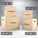 Synergee 3-in-1 Wood Plyo Boxes