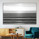 Monochrome Ocean Wall Art Canvas Print – Framed Moody Ocean by MyGreatCanvas | Canvas Wall Art Prints | Photo Prints & Wall Decor