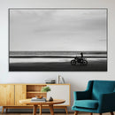Motorcycle Beach Wall Art Canvas Print – Framed Vintage by MyGreatCanvas | Canvas Wall Art Prints | Photo Prints & Wall Decor