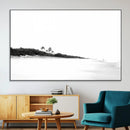 Black White Beach Wall Art Canvas Print – Framed Palm Trees by MyGreatCanvas | Canvas Wall Art Prints | Photo Prints & Wall Decor
