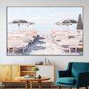 Minimalist Beach Wall Art Canvas Print – Framed Pastel Sand by MyGreatCanvas | Canvas Wall Art Prints | Photo Prints & Wall Decor