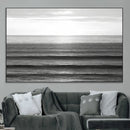 Monochrome Ocean Wall Art Canvas Print – Framed Moody Ocean by MyGreatCanvas | Canvas Wall Art Prints | Photo Prints & Wall Decor