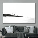 Black White Beach Wall Art Canvas Print – Framed Palm Trees by MyGreatCanvas | Canvas Wall Art Prints | Photo Prints & Wall Decor