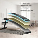 Folding Weight Bench Adjustable Sit-up Board Workout Slant Bench by LJGDeals