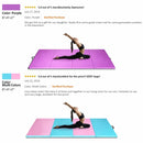 8 x 4 Feet Folding Gymnastics Tumbling Mat-Purple by LJGDeals