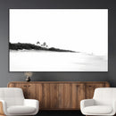 Black White Beach Wall Art Canvas Print – Framed Palm Trees by MyGreatCanvas | Canvas Wall Art Prints | Photo Prints & Wall Decor