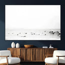 Monochrome Swimming Wall Art Canvas Print – Framed Ocean by MyGreatCanvas | Canvas Wall Art Prints | Photo Prints & Wall Decor