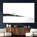 Black White Beach Wall Art Canvas Print – Framed Palm Trees by MyGreatCanvas | Canvas Wall Art Prints | Photo Prints & Wall Decor