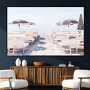 Minimalist Beach Wall Art Canvas Print – Framed Pastel Sand by MyGreatCanvas | Canvas Wall Art Prints | Photo Prints & Wall Decor