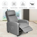 Recliner Sofa Wingback Chair with Massage Function by LJGDeals
