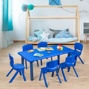 Kids Plastic Rectangular Learn and Play Table
