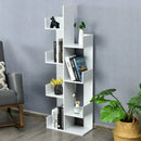 8-Tier Bookshelf Bookcase with 8 Open Compartments Space-Saving Storage Rack by DirectDeals