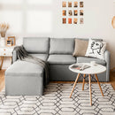 Convertible L-Shaped Sectional Sofa Couch with Reversible Chaise by LJGDeals