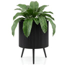 20-Inch Raised Metal Planter with Stand and Drainage Holes by LJGDeals