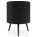 20-Inch Raised Metal Planter with Stand and Drainage Holes by DirectDeals