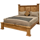 Hacienda Rustic Bed Low footboard | Solid Pine Wood