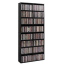 16 Compartment CD Storage Unit with Adjustable Shelves 54"