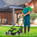 16-Inch Electric Lawn Dethatcher and Scarifier with Collection Bag by LJGDeals