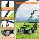 16-Inch Electric Lawn Dethatcher and Scarifier with Collection Bag by LJGDeals