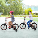 Kids Bike 12-18 Inch with Training Wheels - Pink