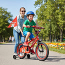 Kids Bike 12-18 Inch with Training Wheels & Christmas Music