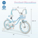 Kids Bike 12-20 Inch with Training Wheels & Basket