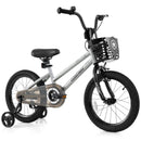 14 Inch Kids Bike Adjustable with Transparent Chain Cover for 4-5 Years Old by LJGDeals