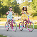 Kids Bike 12-18 Inch with Training Wheels - Pink