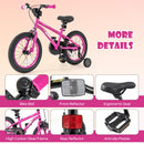 16-Inch Kids Bike for 4-7 Years Old Adjustable with Removable Training Wheels-16 inches