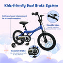 Kids Bike 14-Inch with Removable Training Wheels Navy