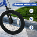 Kids Bike 14-Inch with Removable Training Wheels Navy by DirectDeals