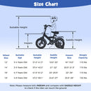 Kids Bike 14-Inch with Removable Training Wheels Navy