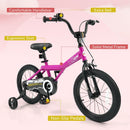 Kids Bike 14-Inch with Removable Training Wheels Pink