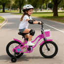 Kids Bike with Training Wheels 12-18 Inch - Magic Rose