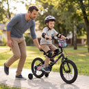 18-Inch Kids Bike with Training Wheels for Ages 4-8
