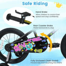 18-Inch Kids Bike with Training Wheels for Ages 4-8