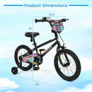 18-Inch Kids Bike with Training Wheels for Ages 4-8
